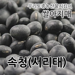 2024년 햇 국산 속청 서리태 파란콩 검은콩 검정콩, 1개, 1kg