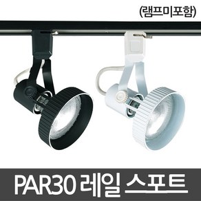 동성조명 레일조명 레일 레일등기구 인테리어조명, [레일등기구] 01. PAR30 레일 스포트기구 화이트, 1개