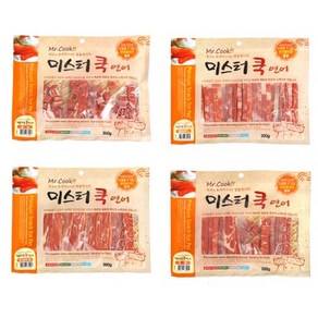 미스터쿡 강아지 간식, 5개, 연어슬라이스맛, 300g