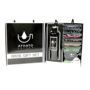 아타토 콜드브루 더치커피 원액 300ml 드립백 커피 6개국 8g 6개 선물 세트, 6개, 1개입