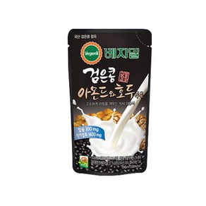 베지밀 검은콩 아몬드 호두 두유 파우치, 190ml, 45개