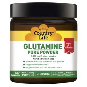컨트리라이프 글루타민 퓨어 파우더 5000mg, 1개, 275g
