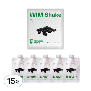 윔다이어트 고단백 윔쉐이크 검은콩, 15개, 30g