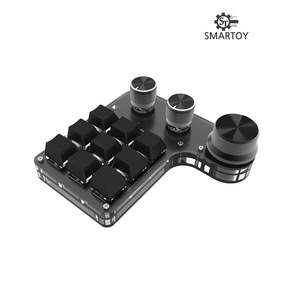 스마토이 한손 키보드 매크로 커스텀 전문가용 디자이너 포토샵 영상 편집, 혼합색상, 스마토이 9KEY 디자이너 한손키보드