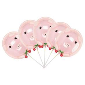 BuyChoo 루미너스 풍선 50.8cm 10개입, 체리 피그, 1개