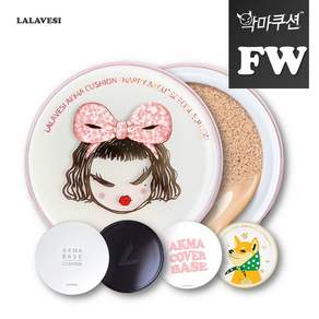 [라라베시 공식] 악마쿠션 광채커버 FW타입, 리필(1+1), FW옐로우17호, 1개