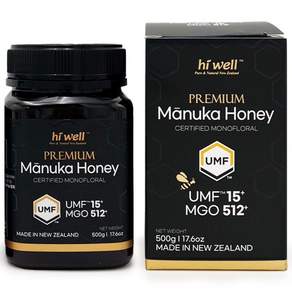 하이웰 뉴질랜드 프리미엄 마누카꿀 UMF15+ (MGO512+), 1개, 500g