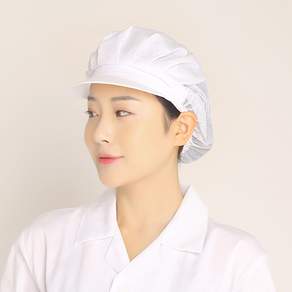 주방모자 조리원 제빵사 식당 요리 위생모 천모자, 반망사(화이트), 1개