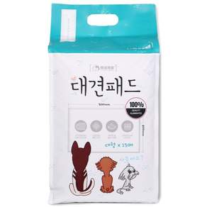 백세개로 대견패드 강아지 배변패드, 1개, 15개입
