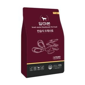 담아본 반습식 강아지 수제사료 900g, 초록잎홍합, 1개