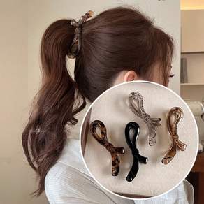 ZMBIRD 4종세트 바나나핀 심플 헤어 집게핀 N265