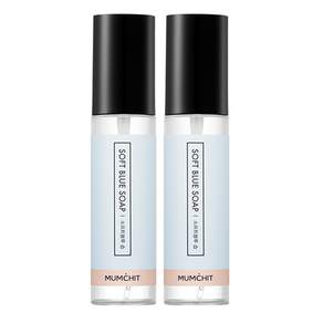 멈칫 섬유향수, 소프트블루 솝, 70ml, 2개