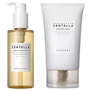 스킨1004 마다가스카 센텔라 라이트 클렌징 오일 200ml + 수딩 크림 75ml, 1세트