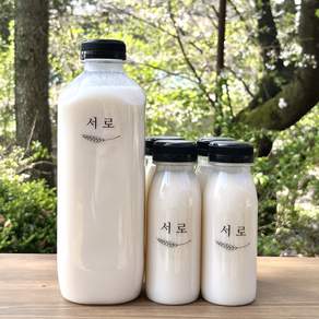 서로 쌀요거트 플레인 무가당 무유당 비건, 1, 1L