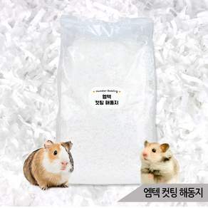 엠텍 컷팅 해동지 300g 먼지없는 햄스터베딩 종이베딩, 1개