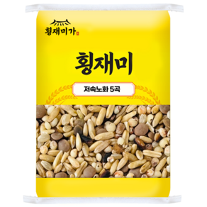 저속노화 5곡 혼합잡곡 잡곡쌀 저속노화밥 느린노화쌀 식단 현미 렌틸콩 귀리, 1개, 4kg