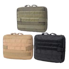 몰리 벨크로 파우치 군용파우치 메딕 보조가방 molle pouch 서바이벌 밀리터리 용품 아웃도어 캠핑 낚시 자전거 라이딩 보조백, TAN(황색)