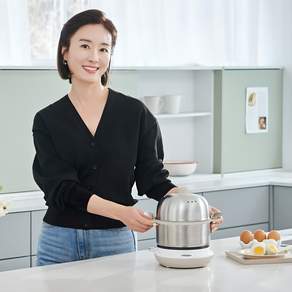 에버홈 오연수 올스텐 2단 디지털 고급형 찜기, EV-EC6000