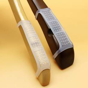 흘림방지고무 옷걸이 미끄럼방지용 고무 옷 흘러내림방지 패드, 화이트2cmx10.5cm, 100개