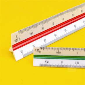 후니디자인 삼각스케일자 15CM 30CM 제도용, 30cm - 저배율