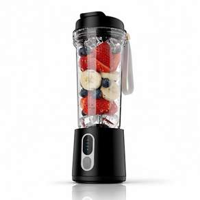 밀리아토 휴대용 미니 믹서기 무선 블렌더, BJ-500B 블랙