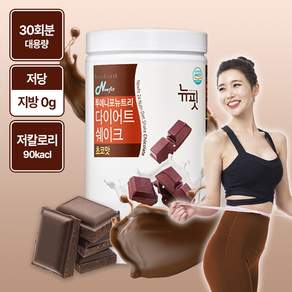 뉴핏 투에니포 뉴트리 다이어트 쉐이크 초코맛, 750g, 1개
