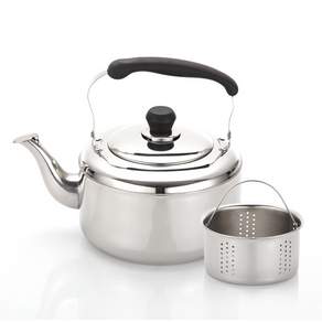 리빙스토리 인덕션겸용 차망 스텐 주전자 5L, 1개, 차망포함