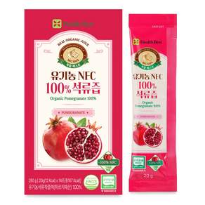 헬스베스트 착즙베스트 유기농 NFC 100% 석류즙, 1박스, 280g