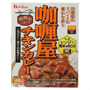 하우스푸즈 카리야 치킨 카레 중간 매운맛, 180g, 1개