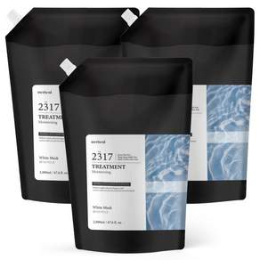 메르헨트 퍼퓸 대용량 트리트먼트 2000ml 화이트머스크향 모이스처라이징 리필 린스 컨디셔너 헤어팩 단백질 업소용, 3개