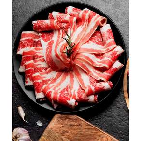 차돌 대용 우삼겹 500g (250g씩 진공포장)마라탕 샤브 된장찌개 우삼숙주볶음 구이 요리 만능키트 (미국산), 2개, 250g