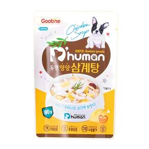 듀먼 강아지 삼계탕 보양식, 80g, 11개