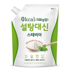 설탕대신 스테비아 대용량 에리스리톨 효소처리 설탕대체 1kg, 1개