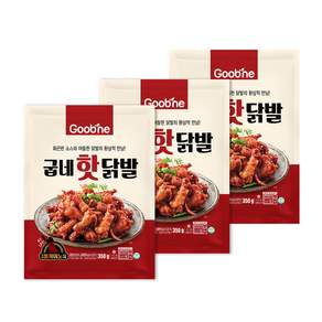 굽네 핫닭발 350g, 3개