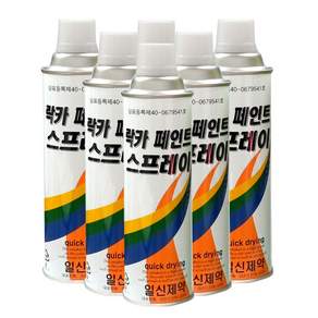 락카스프레이, 백색, 420ml, 1개