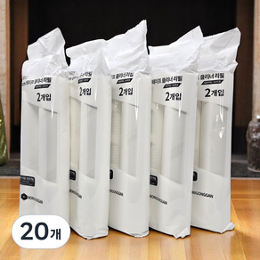 노리공간 테이프 클리너 리필 24cm, 20개
