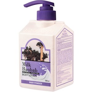 밀크바오밥 바디로션 베이비파우더향, 500ml, 1개