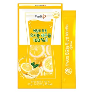 로엘 웰업 데일리 톡톡 유기농 레몬즙 14p, 280g, 1개