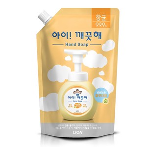 아이깨끗해 항균 폼 핸드솝 순 파우더향 리필, 600ml, 1개