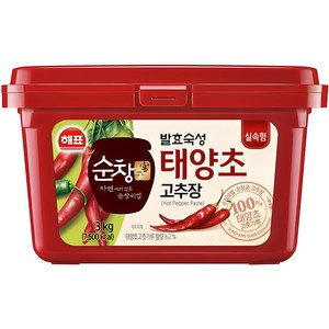 순창궁 태양초 고추장, 3kg, 1개