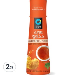 청정원 스위트 칠리소스, 2개, 365g