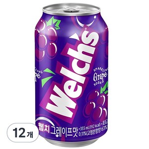 웰치스 포도 355ml, 12개