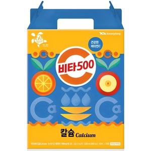 비타500 칼슘 Calcium 비타민음료, 100ml, 20개