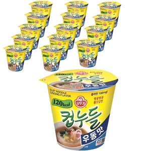 오뚜기 컵누들 우동맛 38.1g, 15개