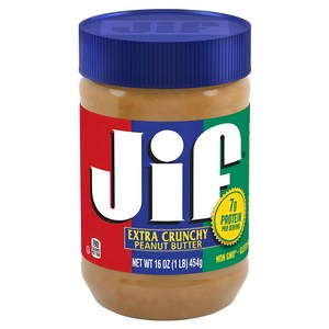 Jif 크런치 땅콩버터, 454g, 1개