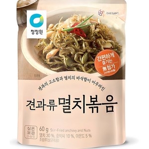 청정원 견과류 멸치볶음, 60g, 1개