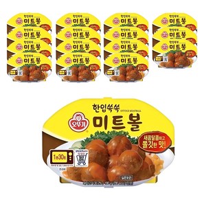 오뚜기 한입쏙쏙 미트볼, 180g, 12개