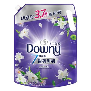 다우니 7일 탈취파워 초고농축 섬유유연제 화이트티와 릴리 리필, 2.6L, 1개