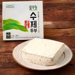 풀무원 국산콩 수제두부, 340g, 1개