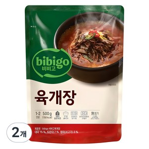 비비고 육개장, 500g, 2개